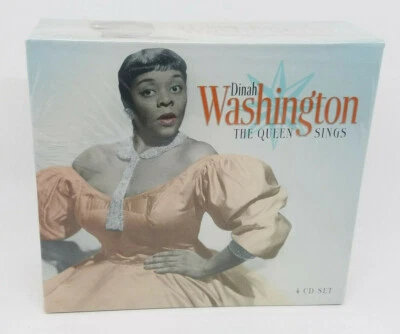 DINAH WASHINGTON The Queen Sings 4 CD Box Set Sealed NEW UK Import 2002  Foto 1 de 4