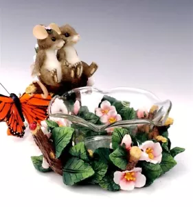 Portaplatos de caramelo CHARMING TAILS Love Expressions - Fitz & Floyd, en caja - Imagen 1 de 22
