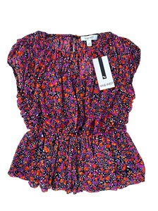 Nine West Floral Blouse Top ( XS ) - Picture 1 of 2