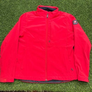 Chickfila Softshell Jacket Adult Medium Red Fast Food Stretch - Picture 1 of 7