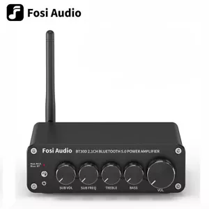 Fosi Audio BT30D Mini Ricevitore Audio Bluetooth Amplificatore 2.1 Canale 100W - Foto 1 di 6