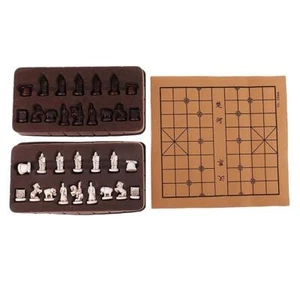 Vintage Stereoskopisches Chinesisches Schach Klappschachbrett - Bild 1 von 6
