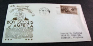 US Stamp FDC Scott# 995 Boy Scouts of America 1950 Used PL52 - Picture 1 of 1