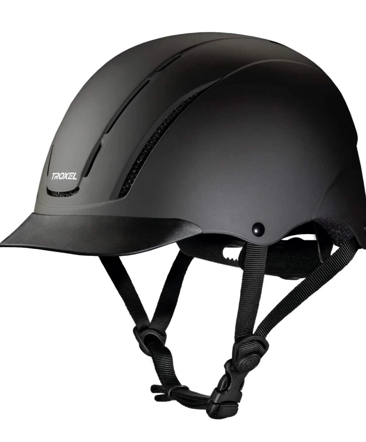 Troxel Riding Helmet Spirit Black Duratec Horse Safety Low Profile Small