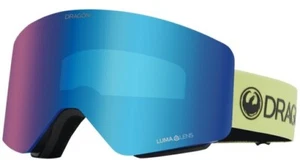 Dragon Spyder R1 OTG Occhiali Sci Snowboard Montature Nere Lenti Blu Elettrico + - Foto 1 di 7