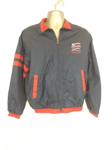 Authentic New England Revolution MLS Soccer Sideline/Training Jacket USA 18/20 Cover