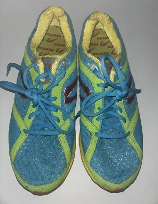 Zapatos para correr Newton Gravity para mujer talla 10 verde/amarillo EE. UU. Foto 1 de 4