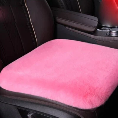 1 Piece Faux Fur Car Front Seat Chair Pad Cushion Fluffy Soft Warm Winter Home - Bild 1 von 4