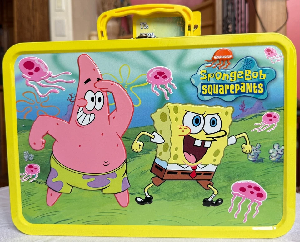 Spongebob Squarepants Collectable Toys, Burger King, Video Game, Birthday Card + - Image 1 of 4