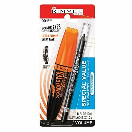 Rimmel ScandalEyes Curve Alert Mascara with Waterproof Kohl Kajal Liner 0.41 Oz - Image 1 of 1