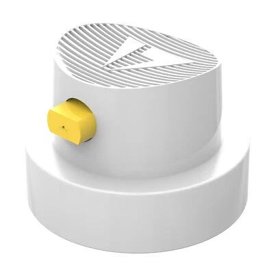 AUPROTEC spray heads spray caps replacement spray cans nozzle flat jet white/yellow - Image 1 of 4