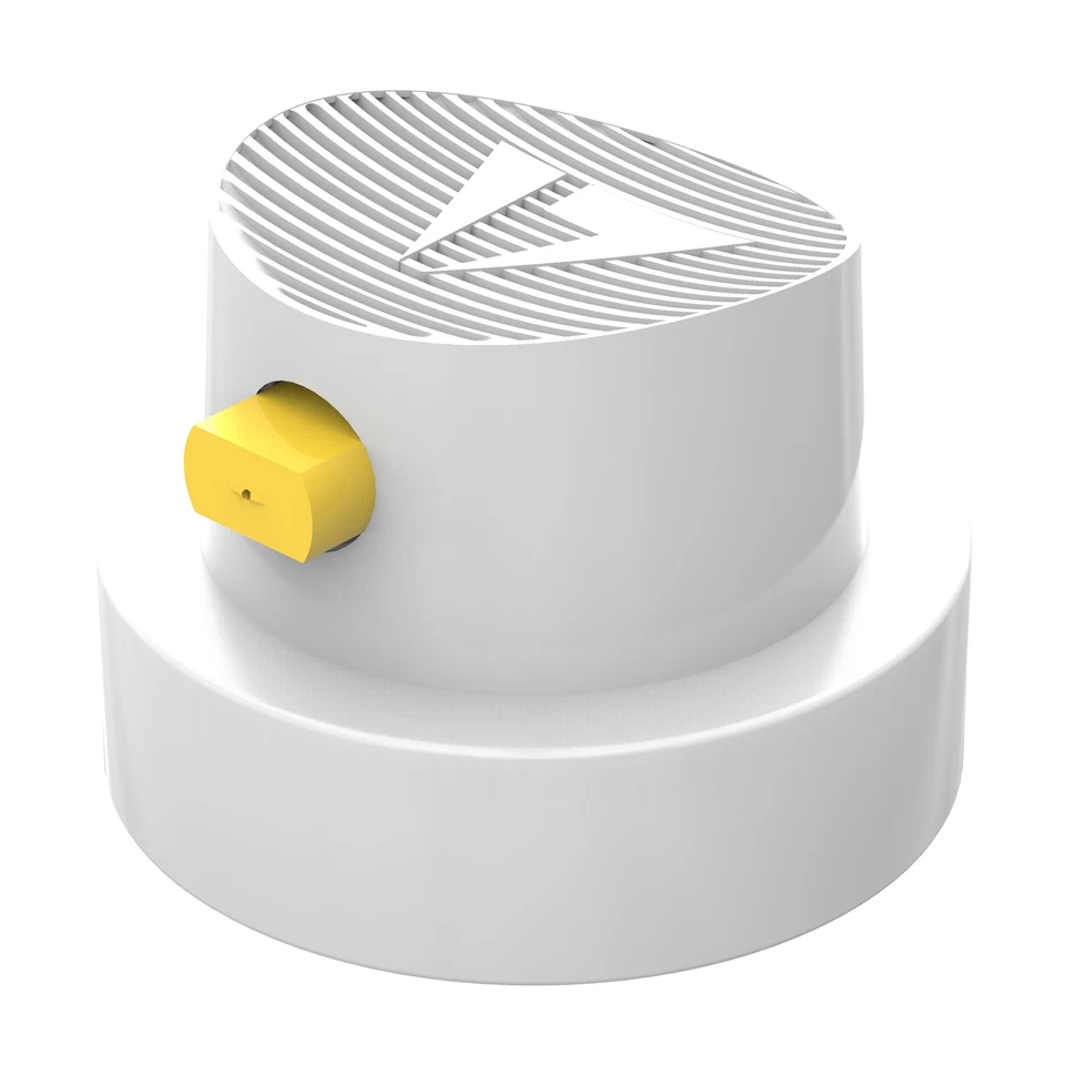 Cabezales de pulverización AUPROTEC Spray Caps latas de pulverización de repuesto boquilla chorro plano blanco/amarillo