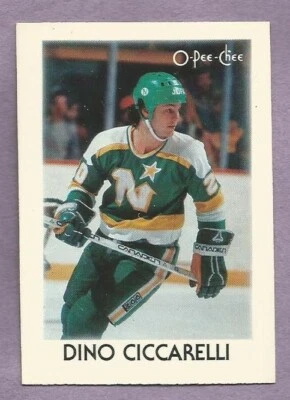 1987-88 OPC Mini Dino Ciccarelli Minnesota North Stars #7 - Image 1 of 2