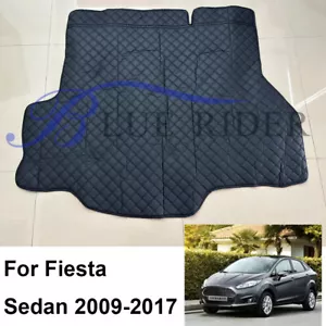 Bandeja de maletero trasero para Ford Fiesta Sedán 2009-2017 revestimiento de maletero alfombrilla de carga piso - Imagen 1 de 2