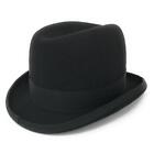 Homburg Mens Hat Wool Felt Lined Winston Churchill Classic Hat  S/M/L/XL/XXL