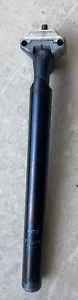 Vintage SELCOF Seatpost 27.2 mm / 230 mm Black Aluminum Made In Italy - Picture 1 of 5