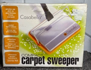 Casabella Compact Carpet Sweeper Quiet Operation New - Picture 1 of 2
