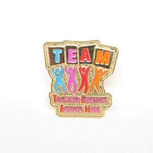 TEAM Together Everyone Achieves More Pin Lapel Enamel Collectible - Picture 1 of 3