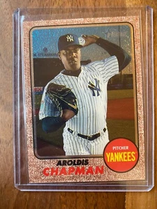 A47,609 - 2017 Topps Heritage Chrome #THC686 Aroldis Chapman/999 - Picture 1 of 1