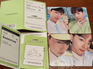 EXO BAEKHYUN X BRINGGREEN PHOTOCARD EXPRESS EXO OFFICIAL EVENT PHOTO CARD SET - Picture 1 of 14
