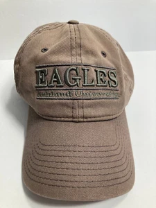 Ashland University Eagles Cap Hat Brown 100% Cotton Twill Strapback - Picture 1 of 18
