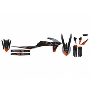 KTM SX SXF 2019>2022 EXC 2020>2022 Kit Grafiche Adesivi Mat Black Nero Opaco - Imagen 1 de 2