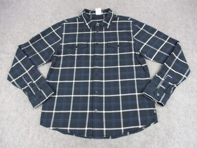 Camisa Nike Para Hombre Pequeña Negra Blanca SB Skateboarding Franela a Cuadros Manga Larga Foto 1 de 4