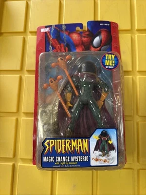 Spider-Man Magic Change Mysterio w/ Light Up Helmet 2005, Toy Biz H1 - Image 1 of 2