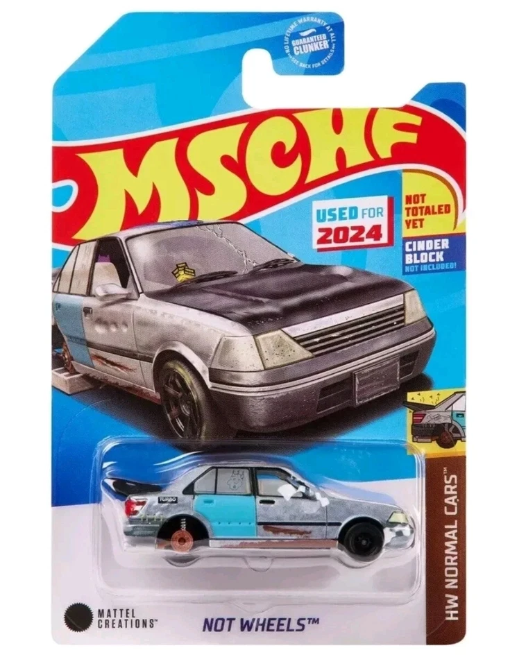 2024 Mattel Hot Wheels Exclusive Hot Wheels x MSCHF Not Wheels IN HAND - Image 1 of 1