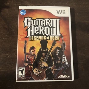 Guitar Hero III 3: Legends of Rock (Nintendo Wii) CIB COMPLETE & TESTED - Picture 1 of 4