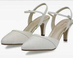 Rainbow Club Marlie Ivory sparkle Size 4.5 Sandals RRP £75 wedding prom Races - Picture 1 of 16