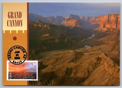 #C135 Grand Canyon Airmail FDC Maxi Card - Image 1 of 2