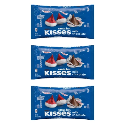 Sombrero de Santa Hersey’s Kisses (pack de 3) Foto 1 de 2