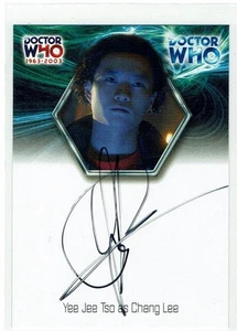 Dr Who 40th Anniversary 1963-2003 Autograph Card WA4 Yee Jee Tso as Chang Lee - Picture 1 of 1