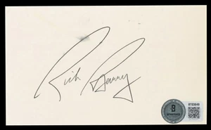 Warriors Rick Barry Authentic Signed 3x5 Index Card Autographed BAS #BT03649 - Picture 1 of 2