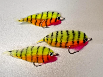 3 Premium-Streamer für Hecht, Zander & Großbarsch – Barschimitat – Hakengröße 3/ - Bild 1 von 4