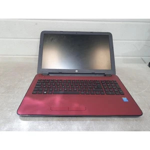 HP Notebook 15-ac107na Laptop Red 15.6" LCD Intel Pentium Wifi HDMI USB For Part - Picture 1 of 19