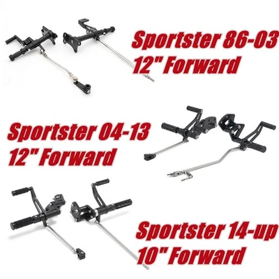 CNC Forward Controls for Harley Sportster XLH883 XLH1200 XL883 XL1200 1986-2022 - Image 1 of 4