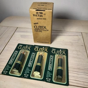 3x Lápiz Labial Cutex Rosa Brezo De Colección Nos En Caja Original Raro Como Nuevo - Imagen 1 de 8