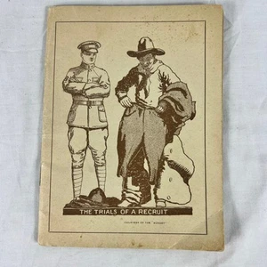 The Trials Of A Recruit By Sergeant Texas Cassidy 1920 Militaria Vintage - Picture 1 of 5