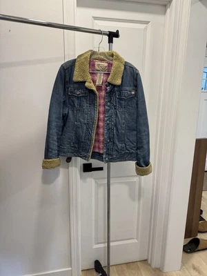Roxy Vintage Denims Jacket Girls Size Large — 第 1/4 张图片