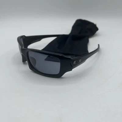 Oakley Fives Squared (4+1)2 009238-04 Black Wrap Sunglasses FRAMES 54-19 133 - Image 1 of 4