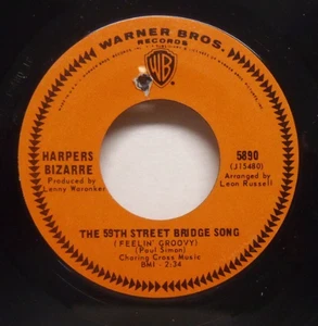 Harpers Bizarre - The 59th Street Bridge Song - 1967 NM Pop Group 45 - Imagen 1 de 2