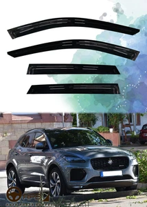 For Jaguar E-Pace 2017-2024 Deflector Window Visors Guard Vent Weather Shield - Picture 1 of 5