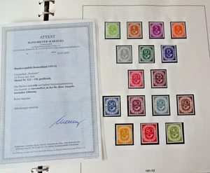BUND 1949 - 1975: SAMMLUNG MIT POSTHORNSATZ GEPRÜFT ** IM SAFE VD ALBUM (B) - Bild 1 von 5