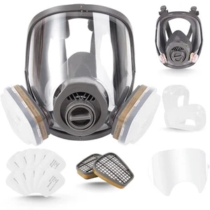 25 in 1 Full Face Respirator Face Cover for Painting Sparying, Organic Vapor ... - Picture 1 of 7