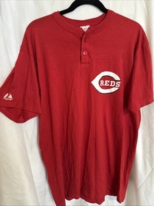 Majestic Genuine Merchandise Cincinnati Reds Men's T Shirt Size Large MLB - Picture 1 of 5