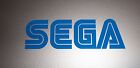 Sega Sticker Decal Logo - Blue, White, Or Black 2.5" 4" 6" 8"
