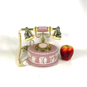 Wedgwood Pink Jasperware Rotary Phone - Bild 1 von 11