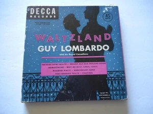 Vintage 1951 Guy Lombardo Waltzland (4) 45 RPM Record Set. Decca 9-229.Getestet. - Bild 1 von 18